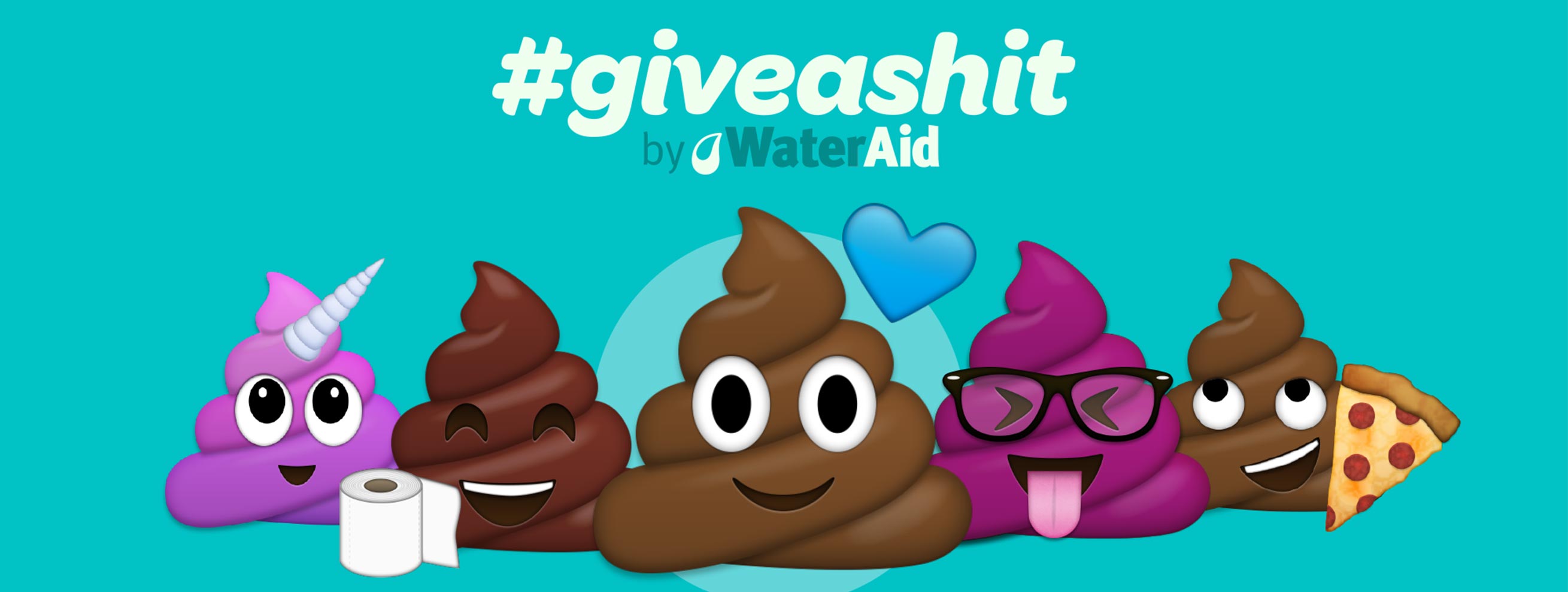 #giveAShit by WaterAid